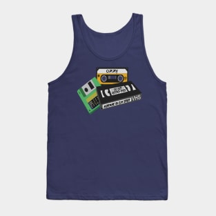 Retro Music and Movies Tank Top